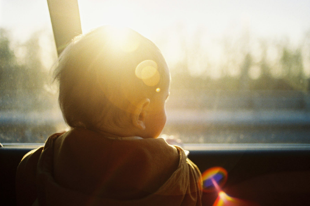 baby in car